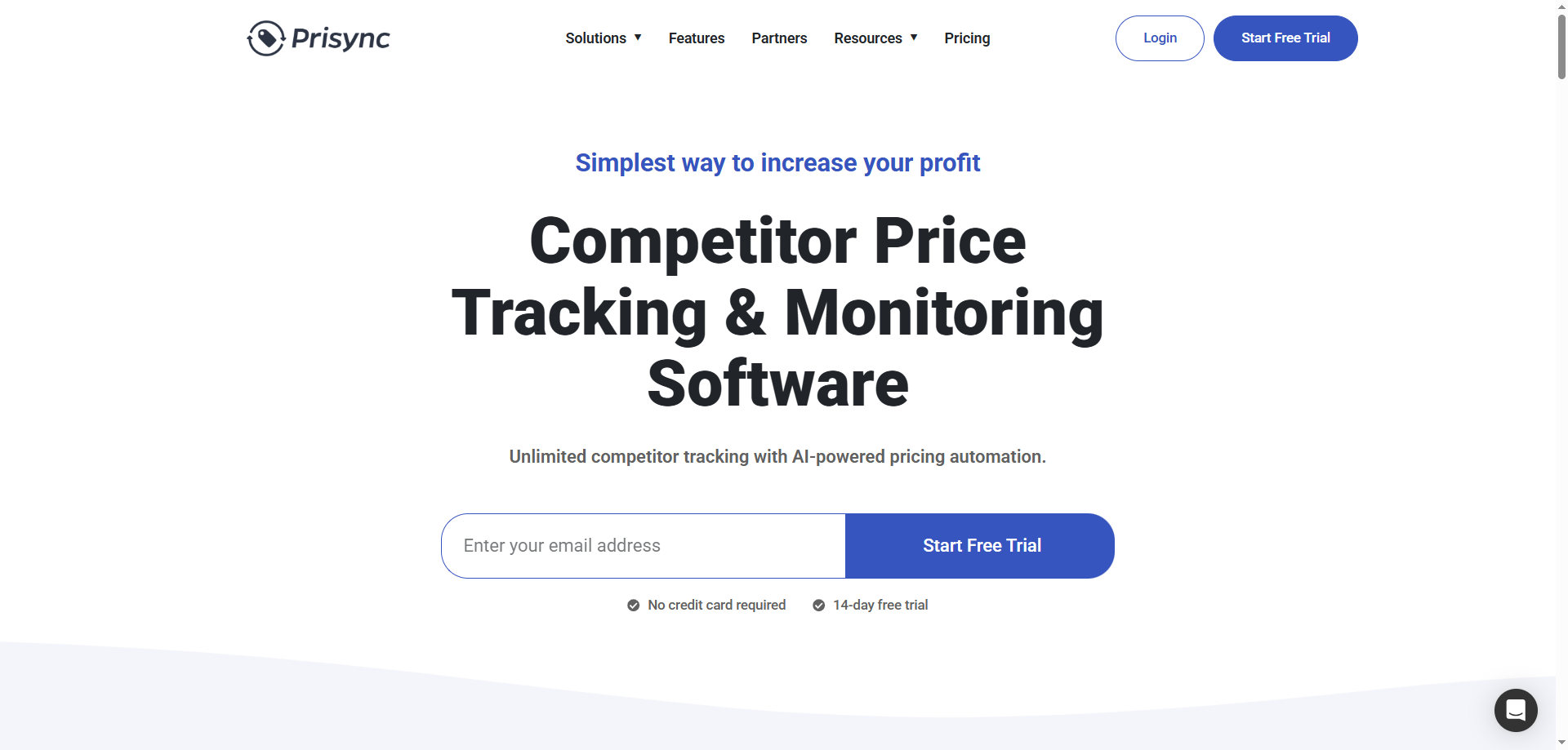 Prisync competitor price tracking and monitoring software