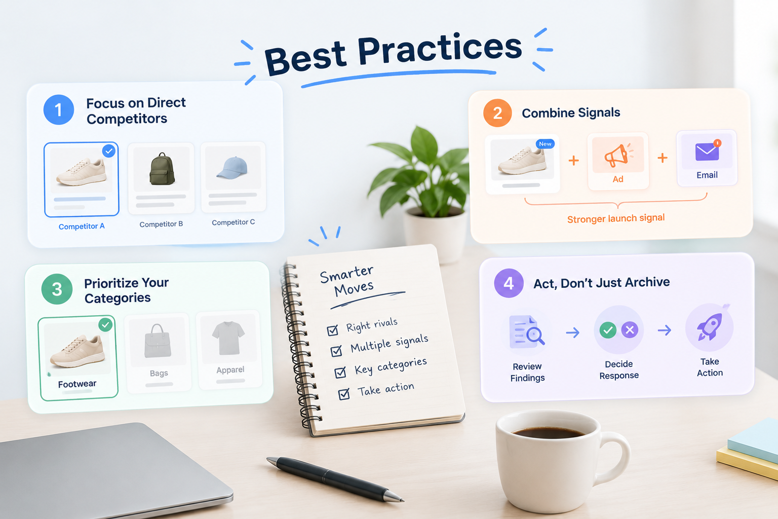 Best practices for tracking competitor product launches